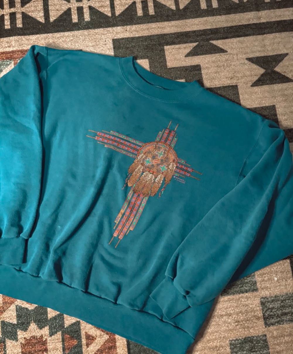 vintage morning sun native sweatshirt pullover